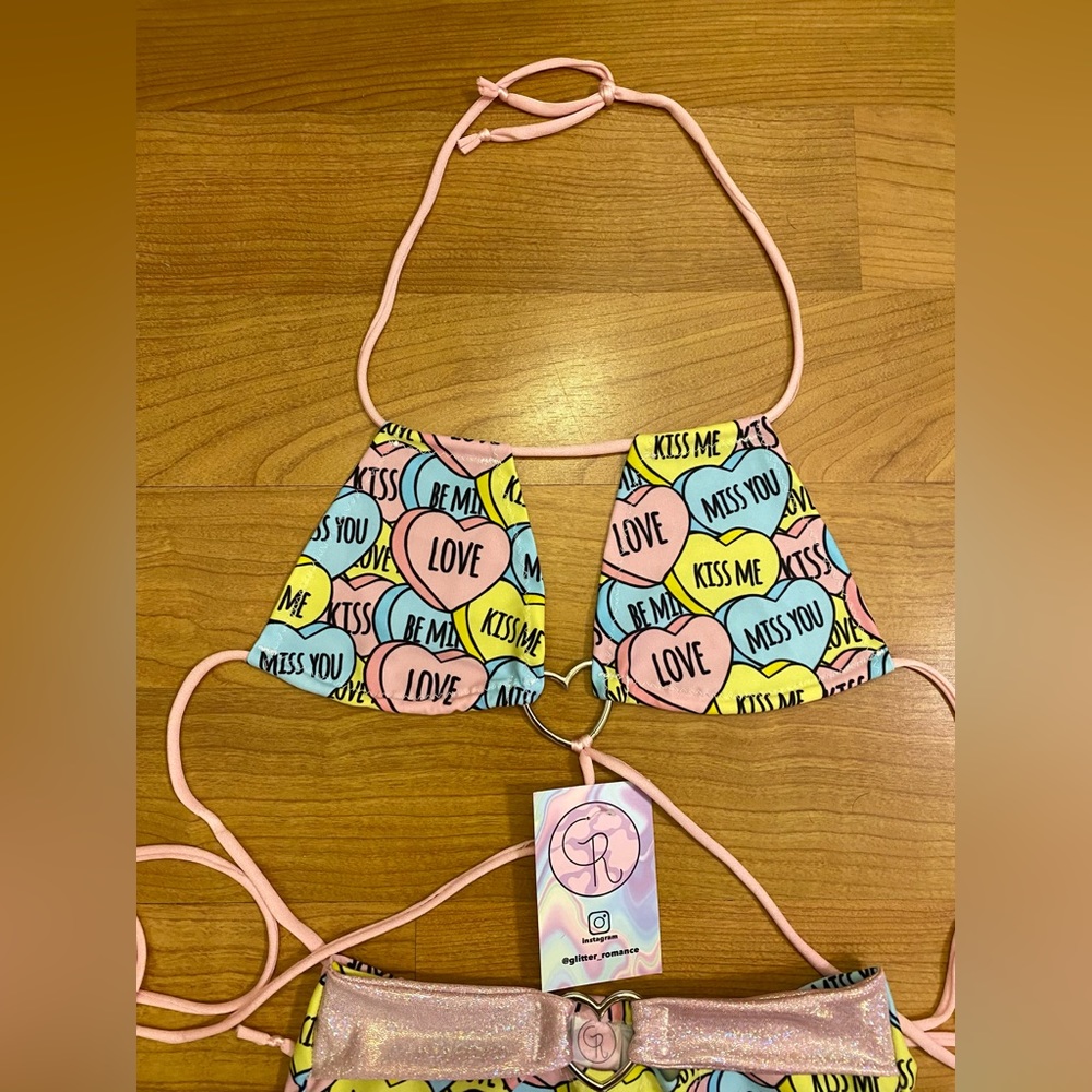 Candy Hearts Pastel 4-Piece Rave Set - Picture 7 of 11